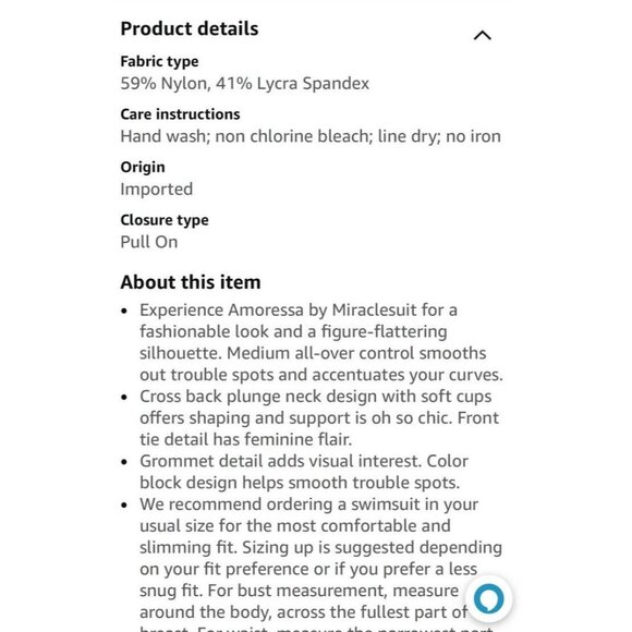 Amoressa Swimsuit Womens 10 Copernicus Halley Plunge One Piece Black Blue Beach - Picture 8 of 12